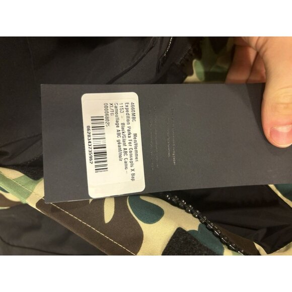 Canada Goose x Bape x Concepts Black/Camo Expedition Parka - Picture 8 of 13